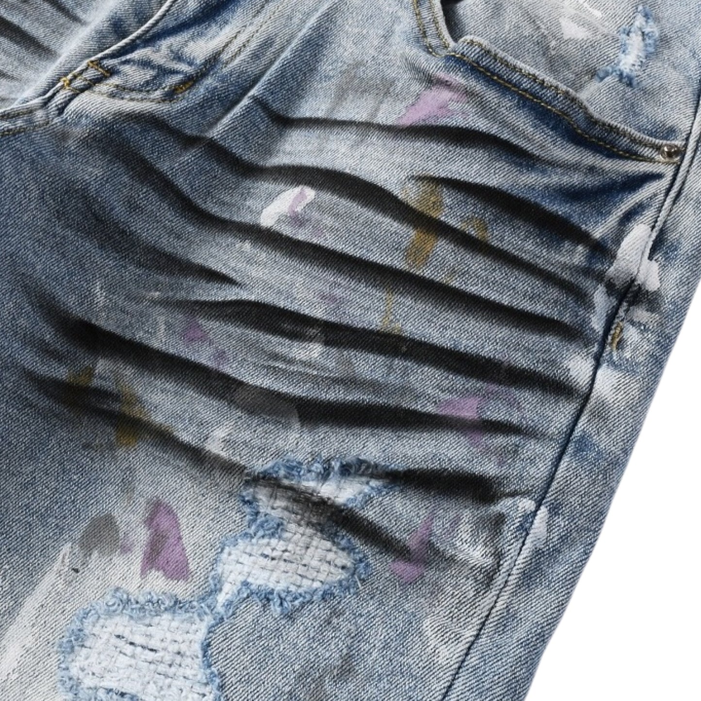 URBANDEL DUST TO DONE PAINTED JEANS