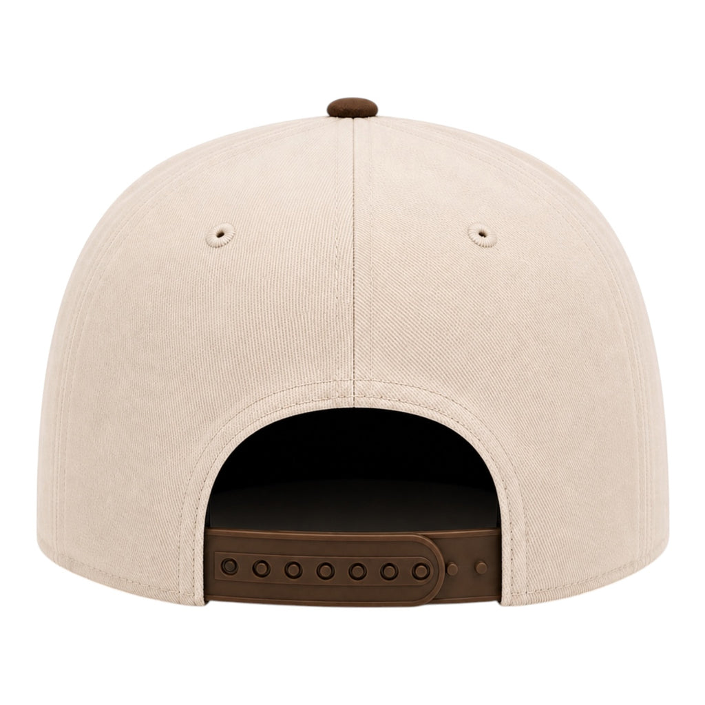 Fitted Snapback – Sand & Brown Edition