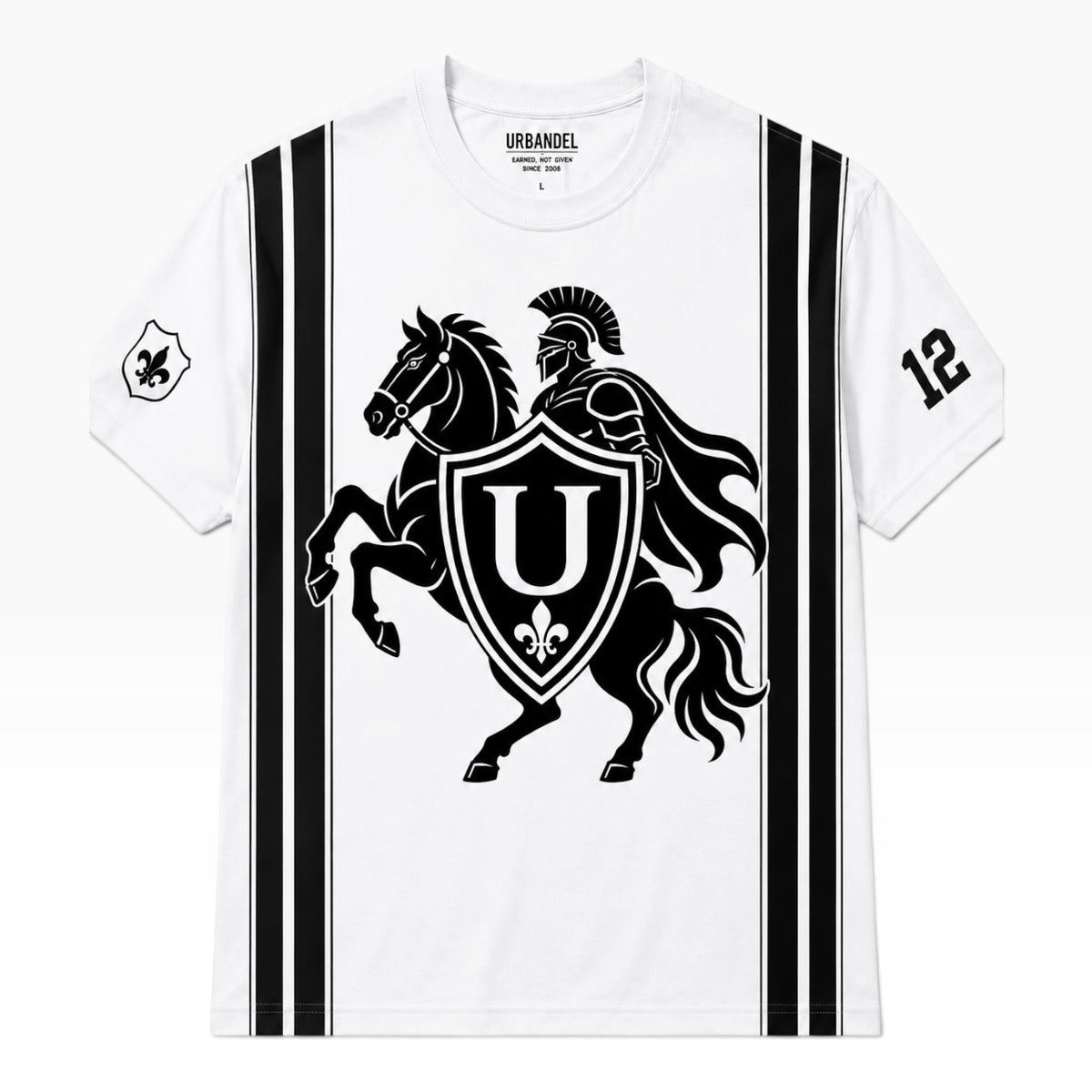 Unknown Warrior XII Crest Tee – White
