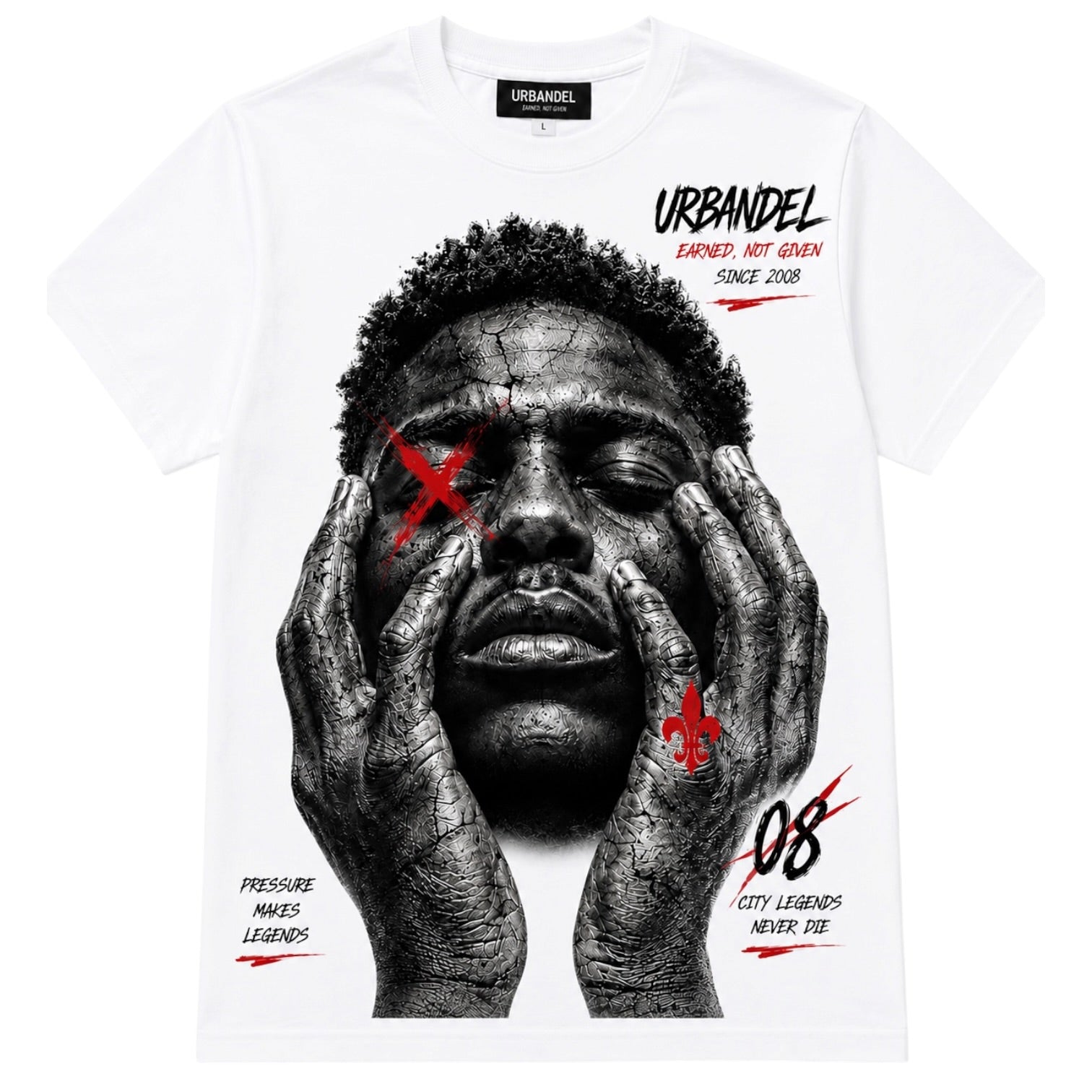 Pressure Makes Legends Tee – White