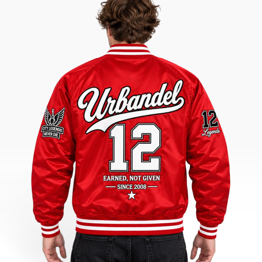 City Legends Satin Varsity Jacket