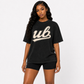 UB Vintage Script Tee – Washed Black