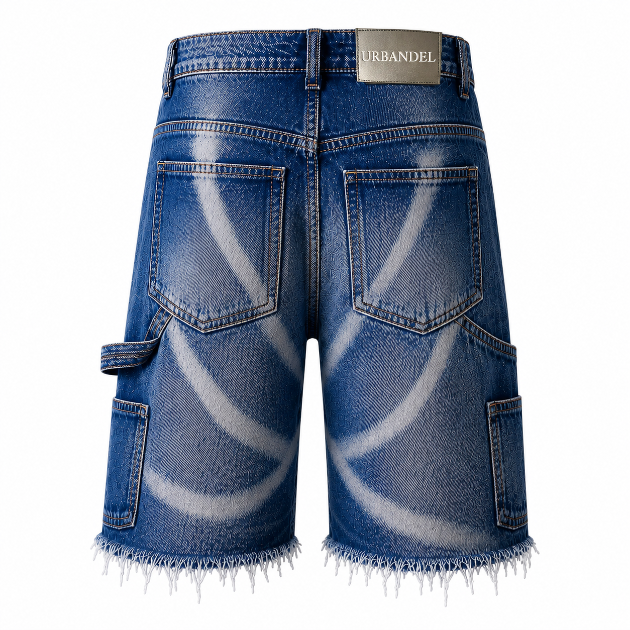 X-Strike Drift” Rhinestone Denim Shorts