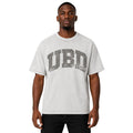 Cracked UBD Varsity Tee – Vintage White