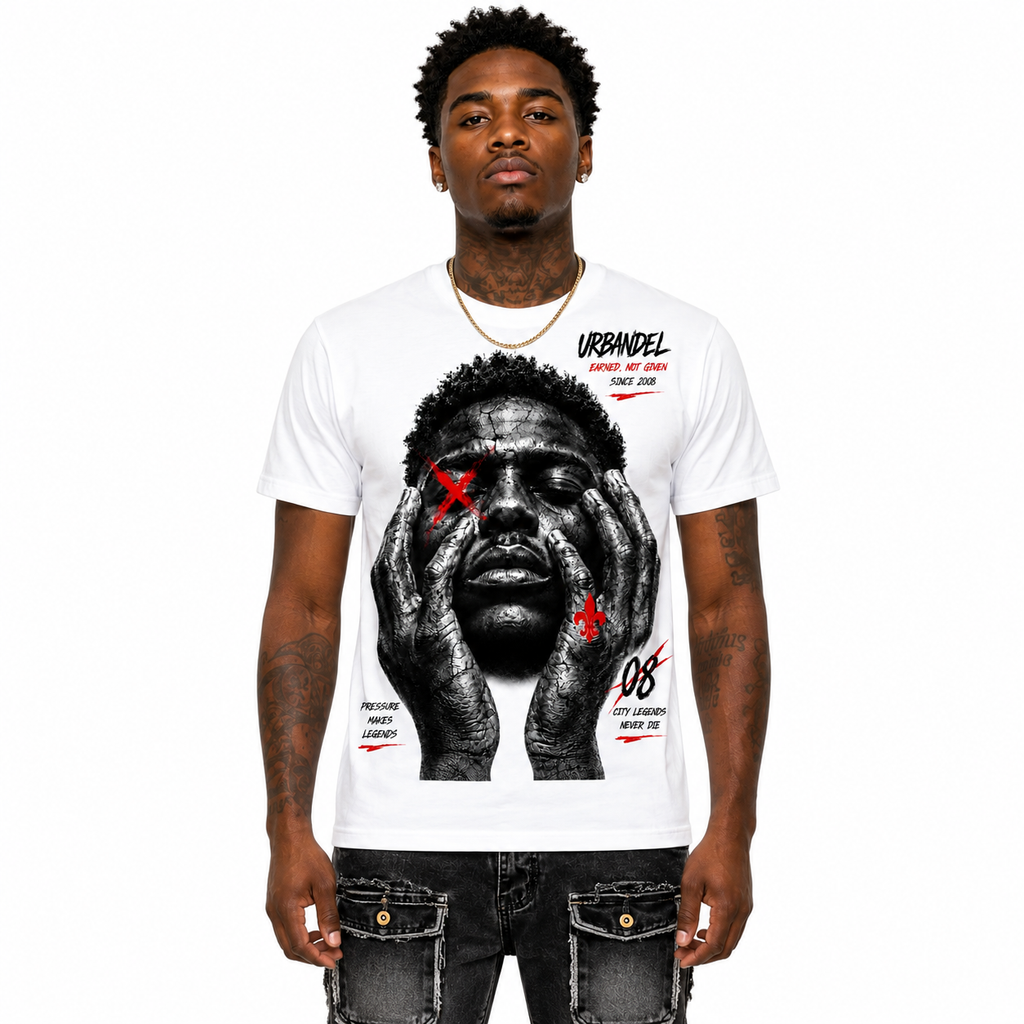 Pressure Makes Legends Tee – White
