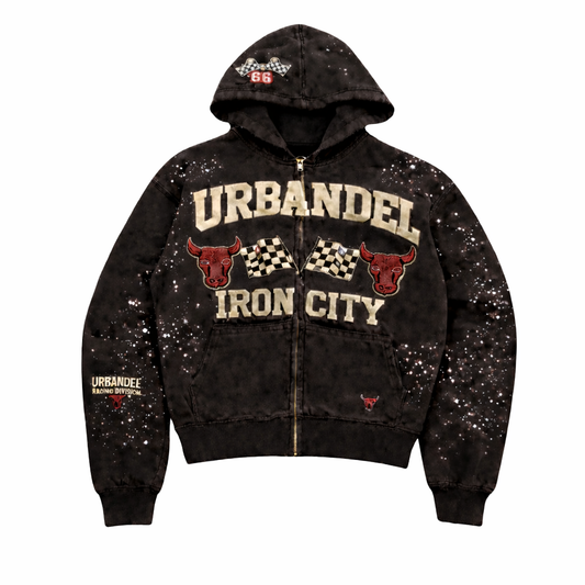 Iron Circuit Zip Hoodie