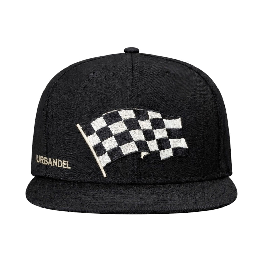 Midnight Check Racing Snapback