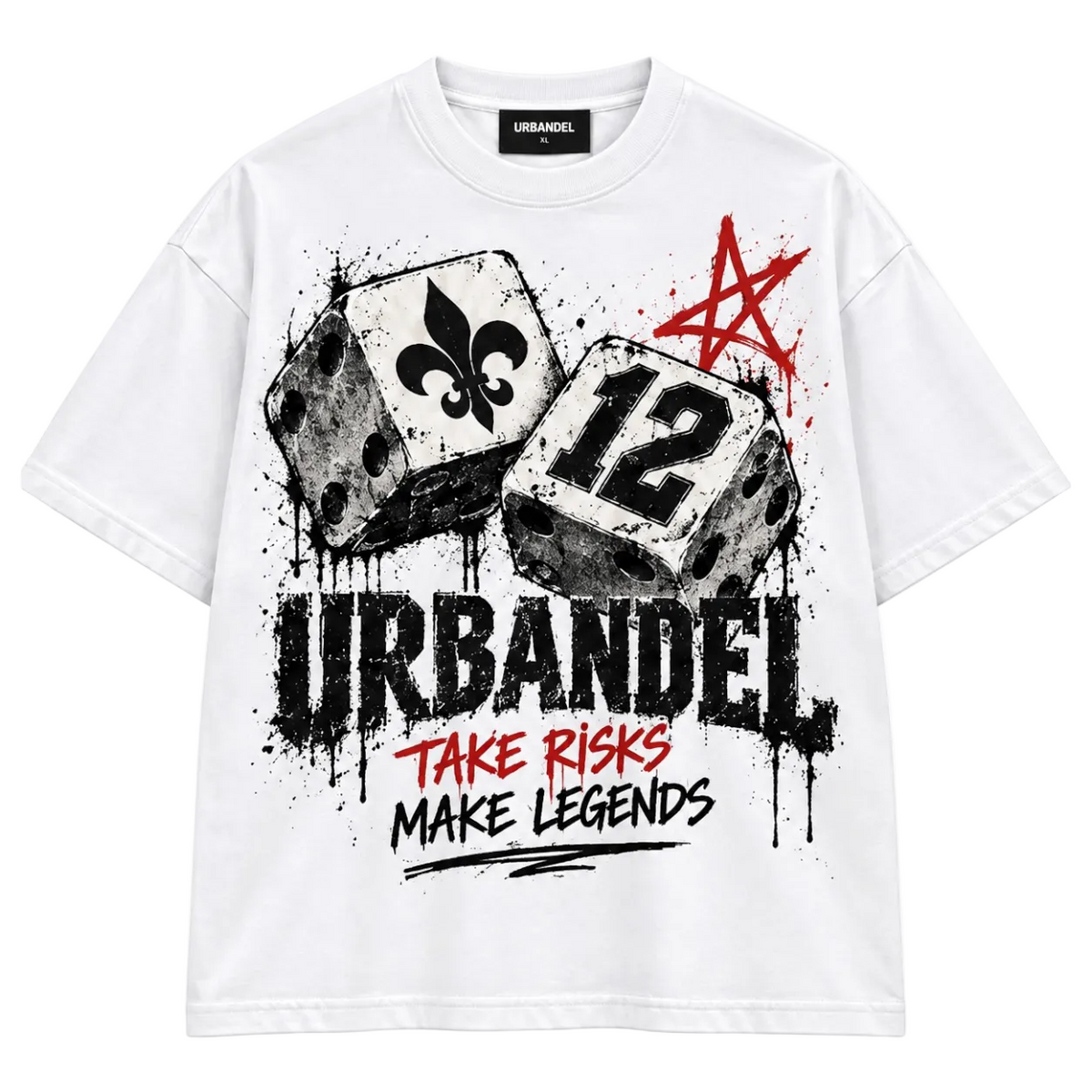 Take Risks Make Legends Heavyweight Tee