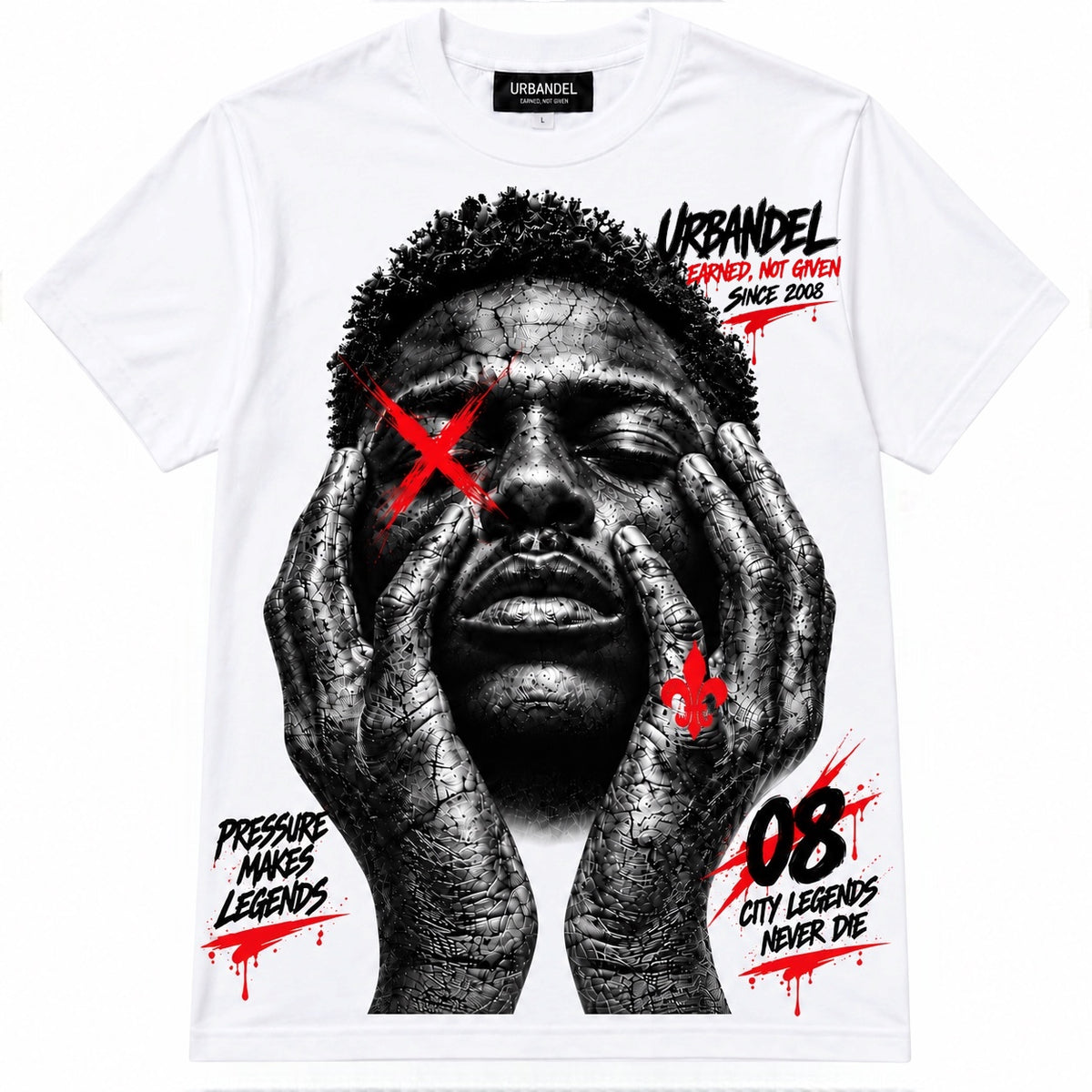 Pressure Makes Legends Tee - White