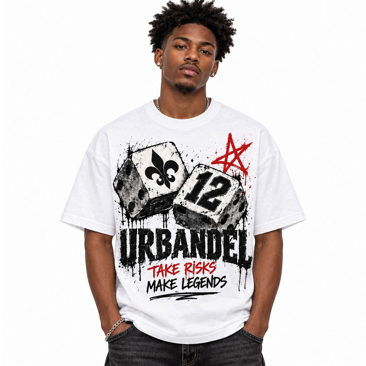 Take Risks Make Legends Heavyweight Tee