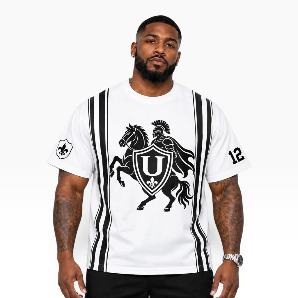 Unknown Warrior XII Crest Tee – White