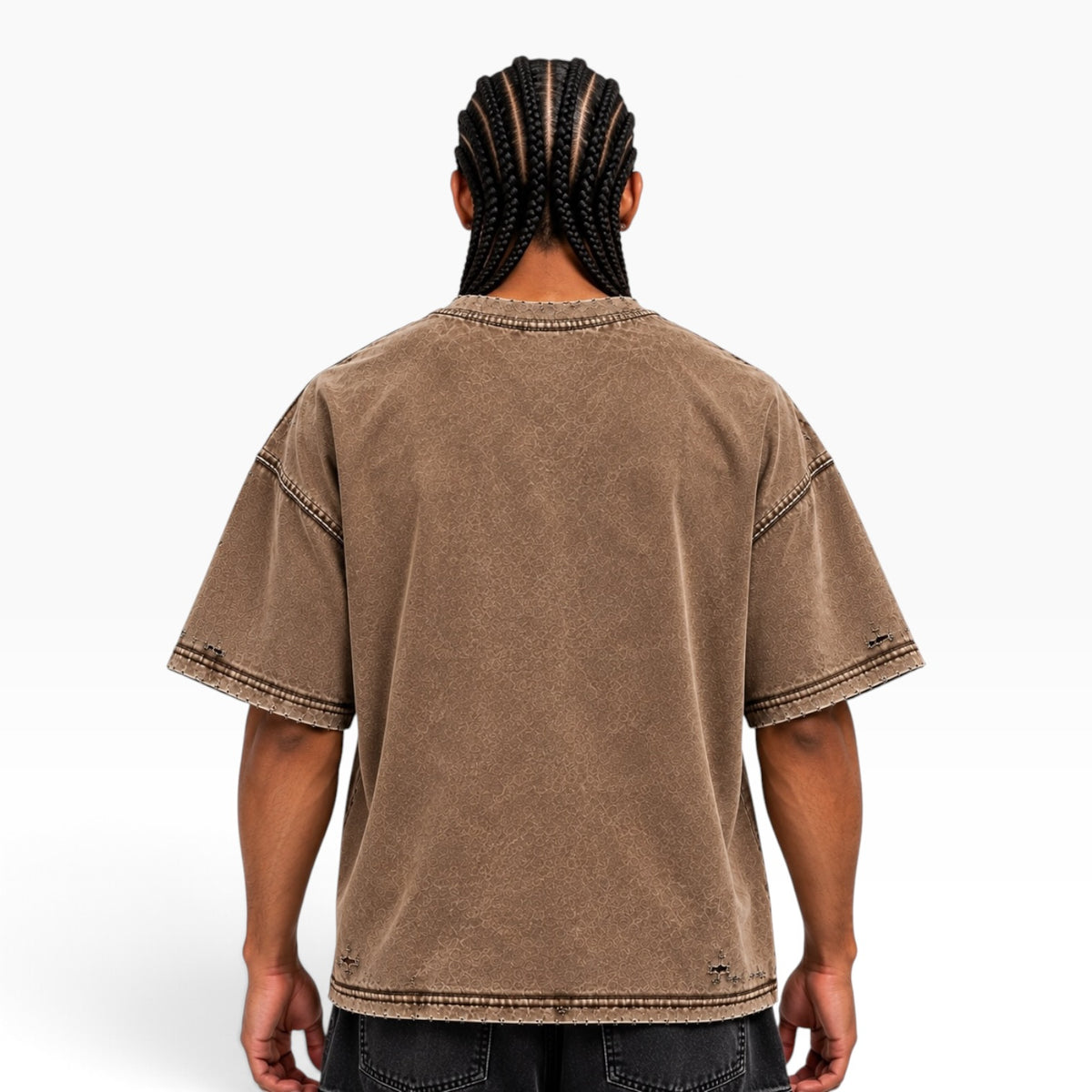 Earned Smile Heavyweight Tee – Washed Brown