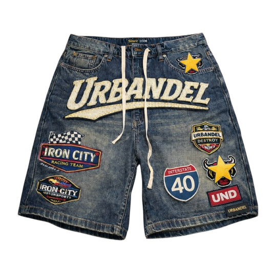 Interstate 40 Racing Denim Shorts