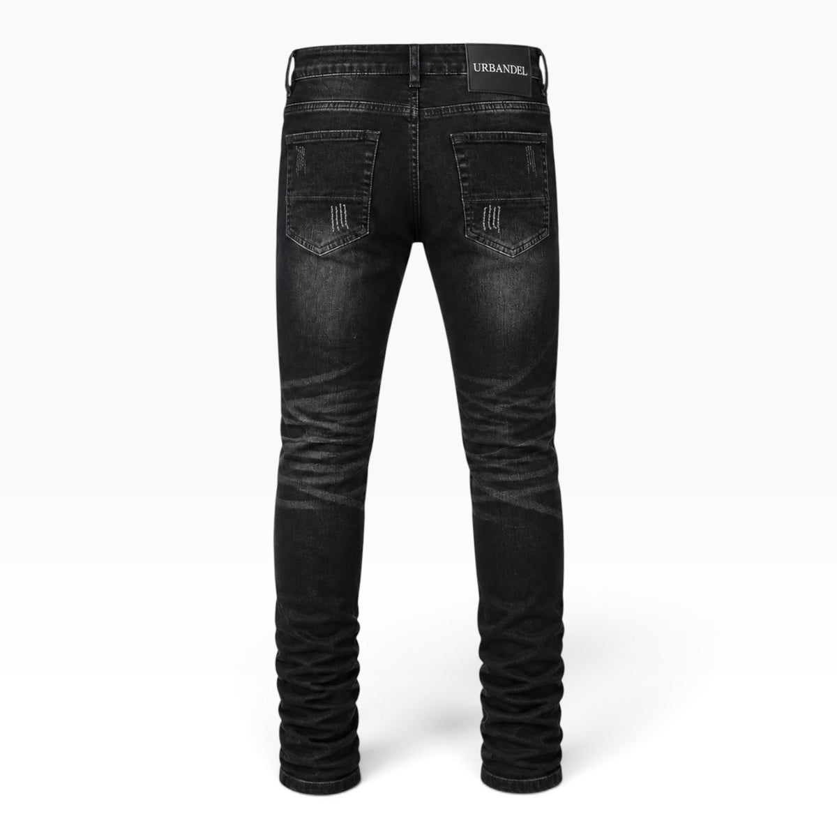 Midnight Rose Distressed Denim