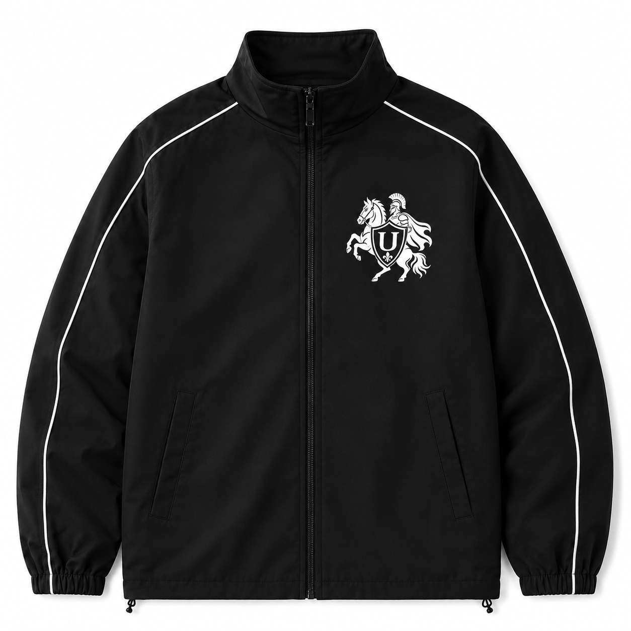 Unknown Warrior Track Jacket – Black