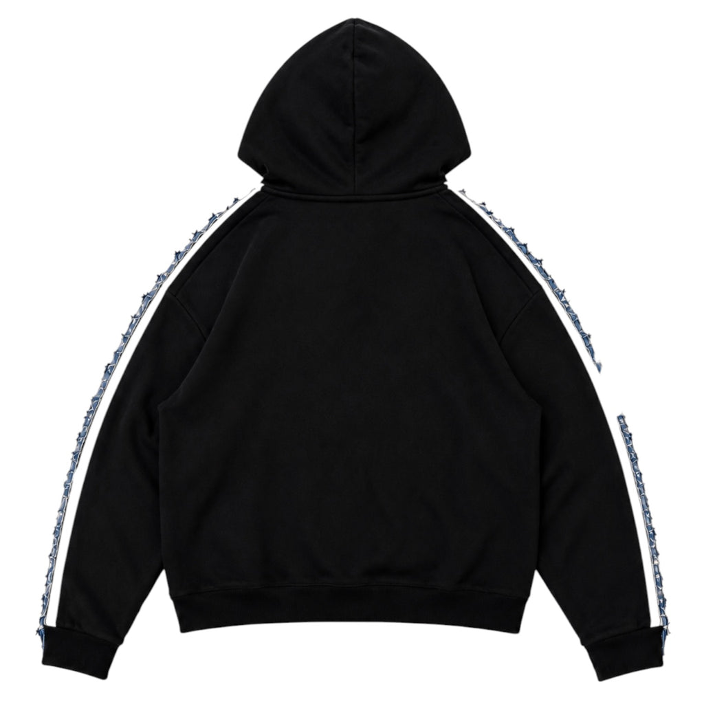 Trackline Denim Zip Hoodie