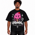Melted Dreams Heavyweight Tee - Black