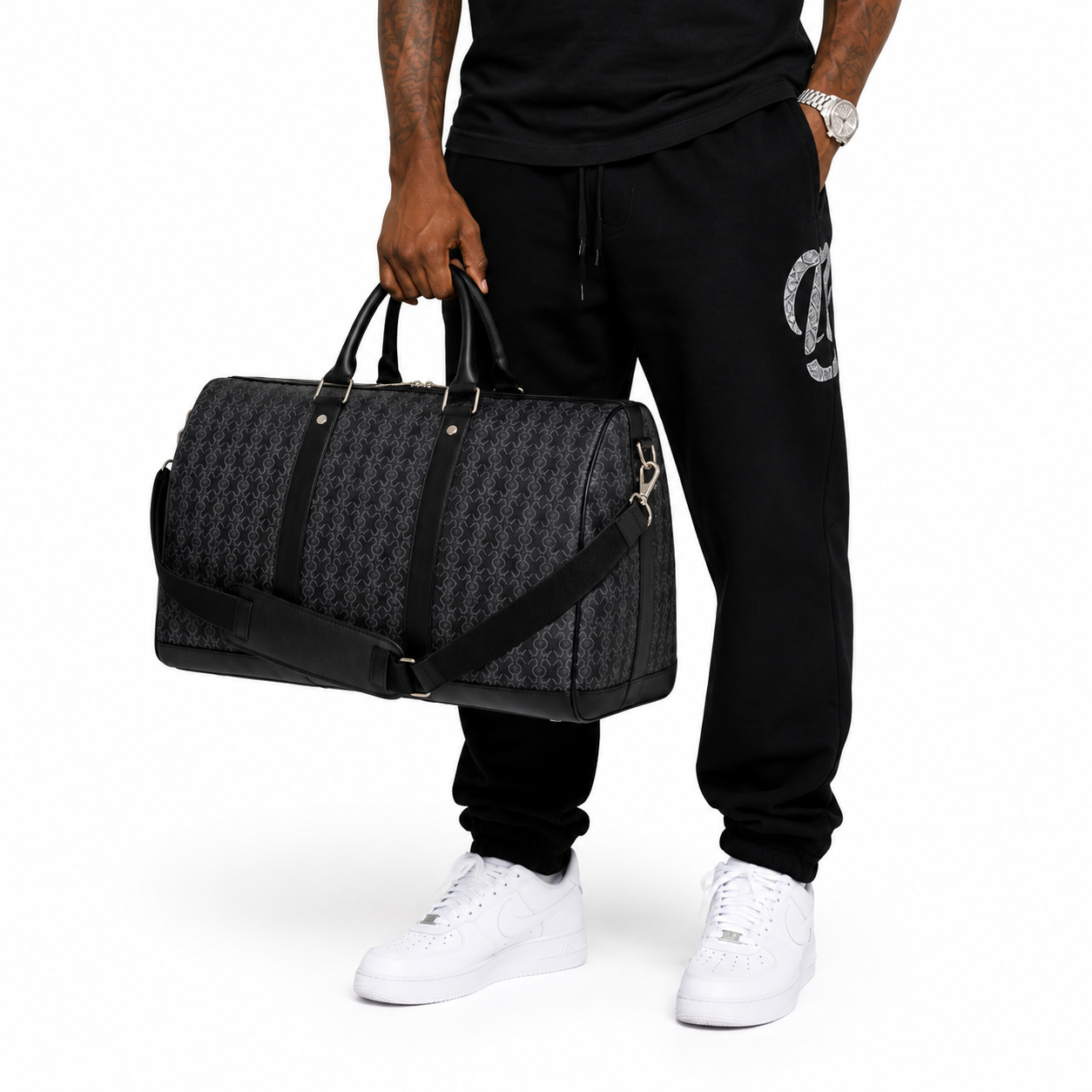 Midnight Monogram” Duffle Bag