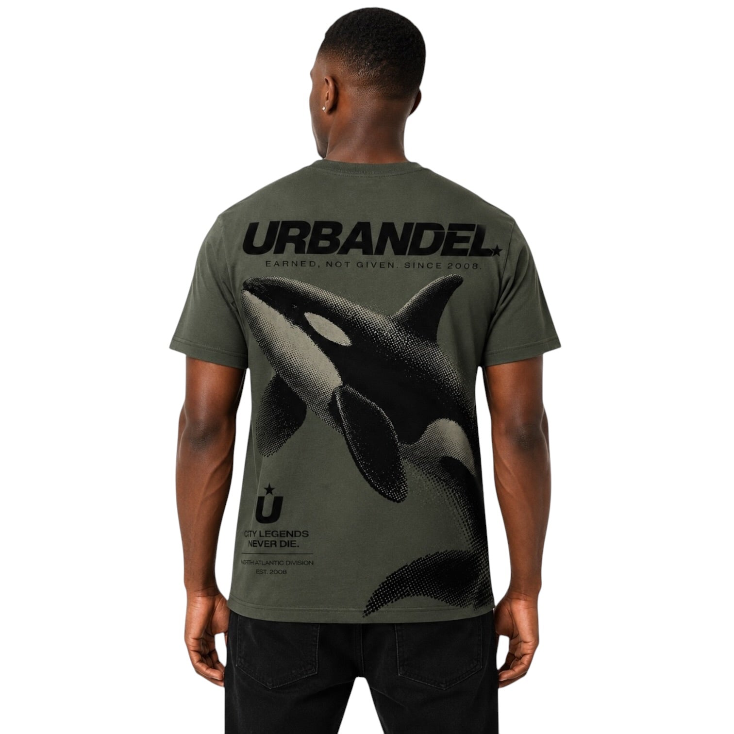 North Atlantic Orca Tee – Vintage Olive