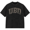 Cracked UBD Varsity Tee – Vintage Black