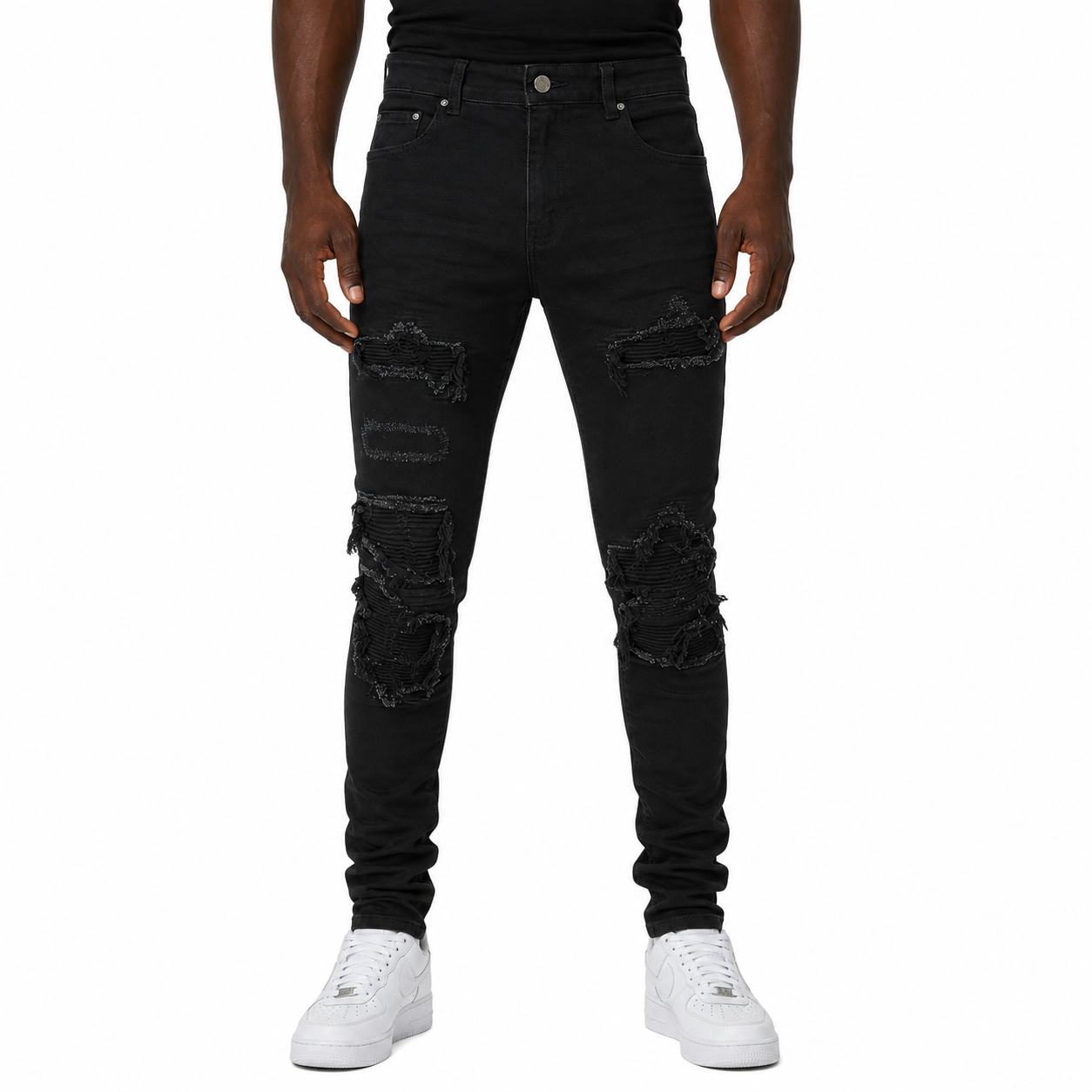 Noir Shred Denim