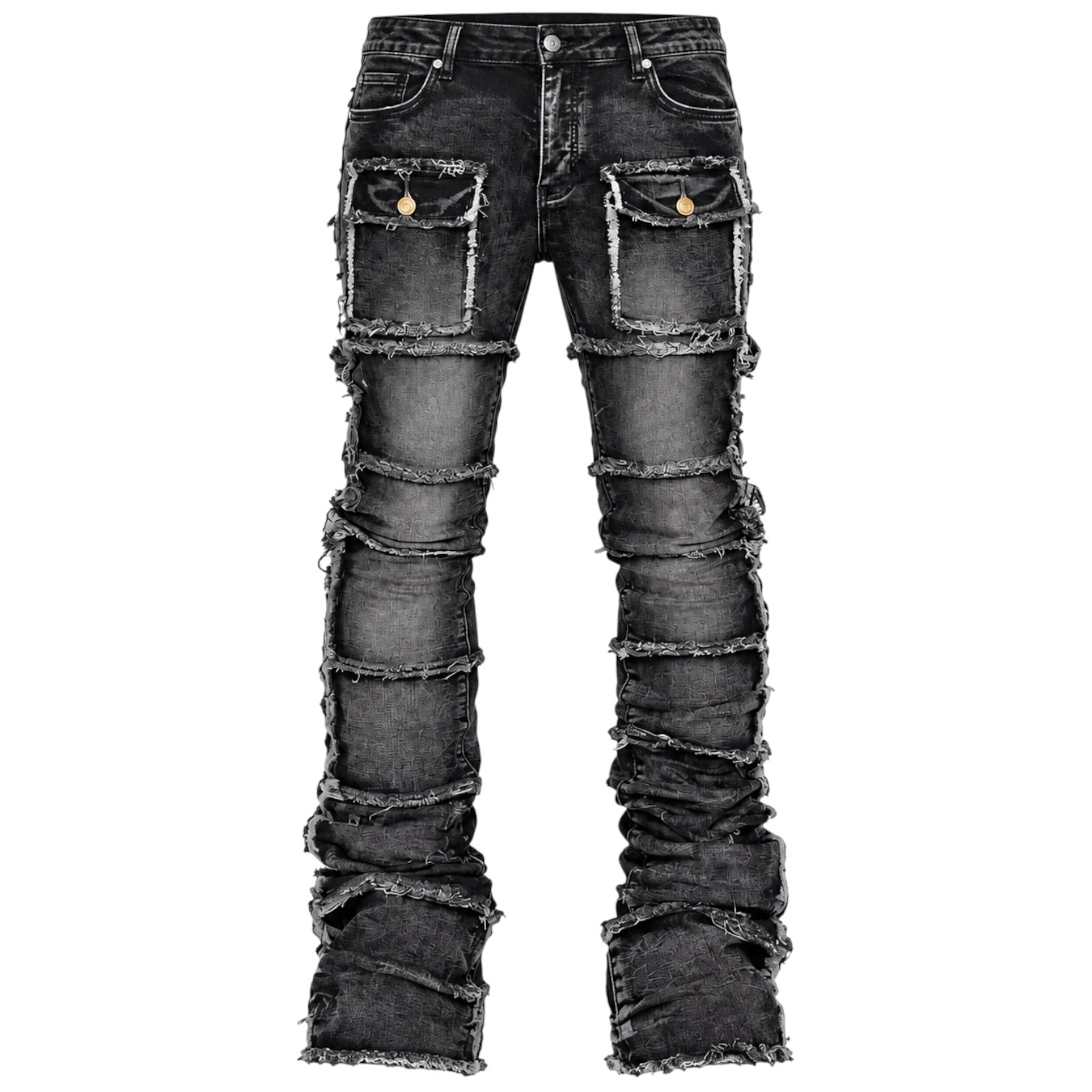 Shadow Construct Stacked Denim