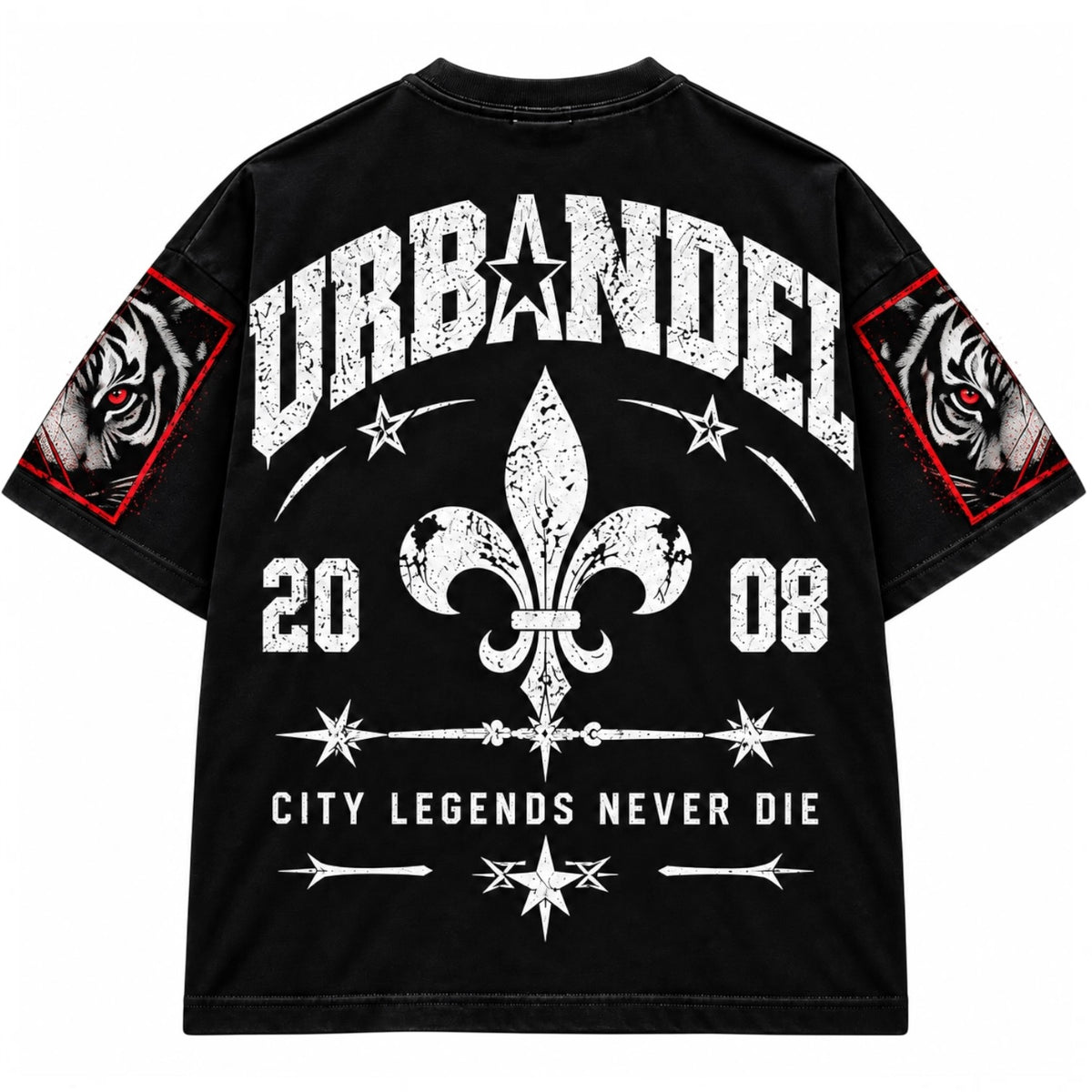 City Legends Fleur XII Heavyweight Tee - Black