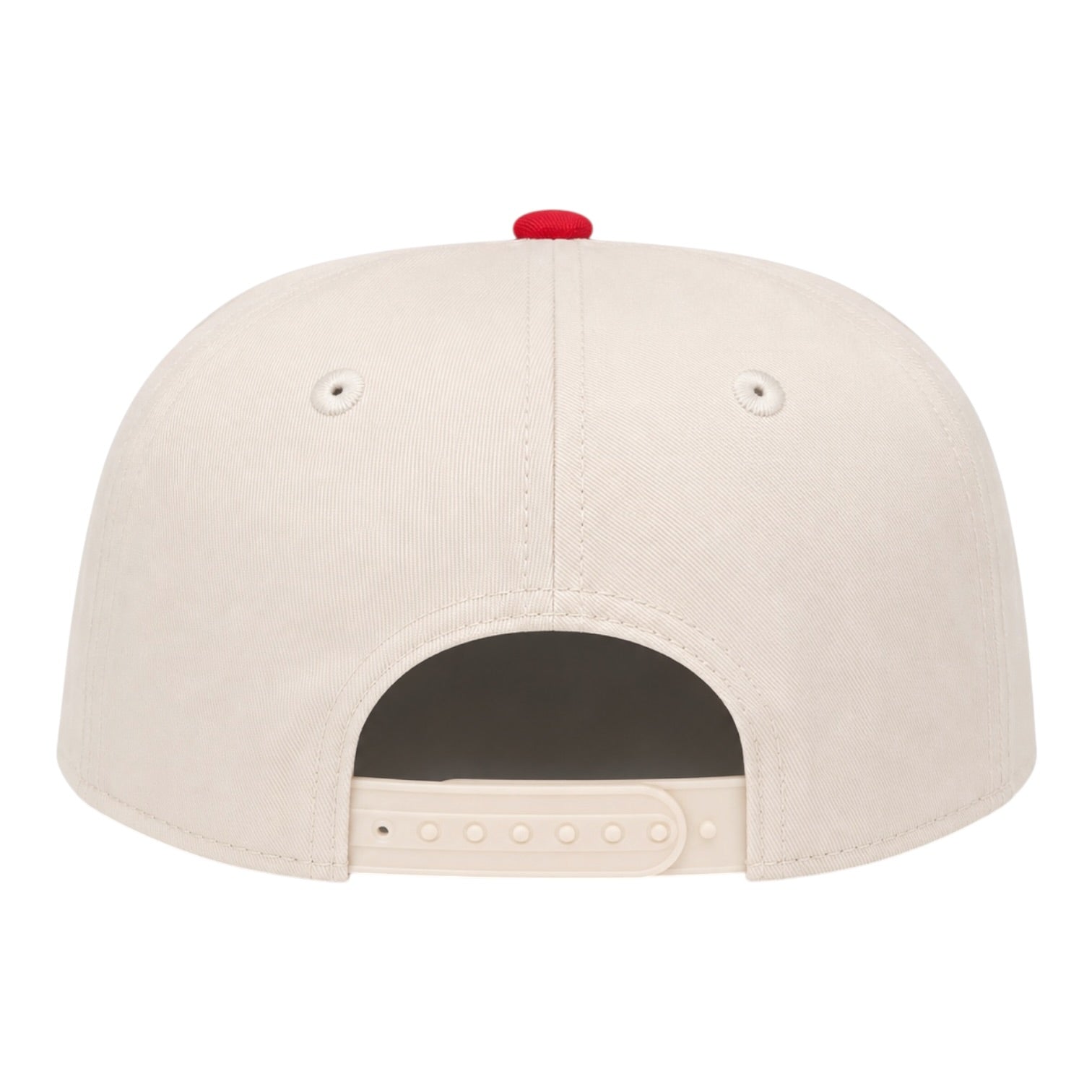 Script Snapback – Cream/Red