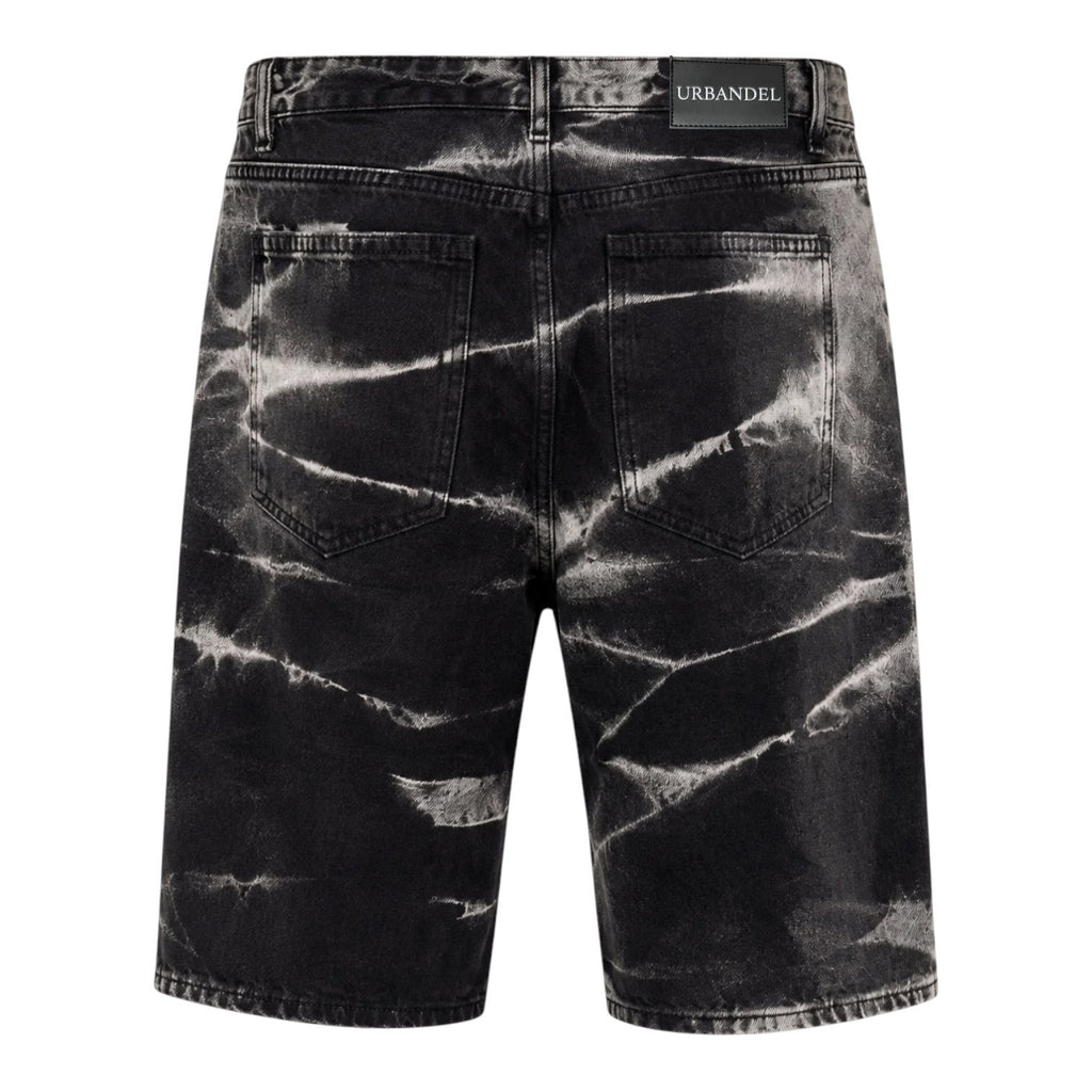 Lightning Wash Denim Shorts