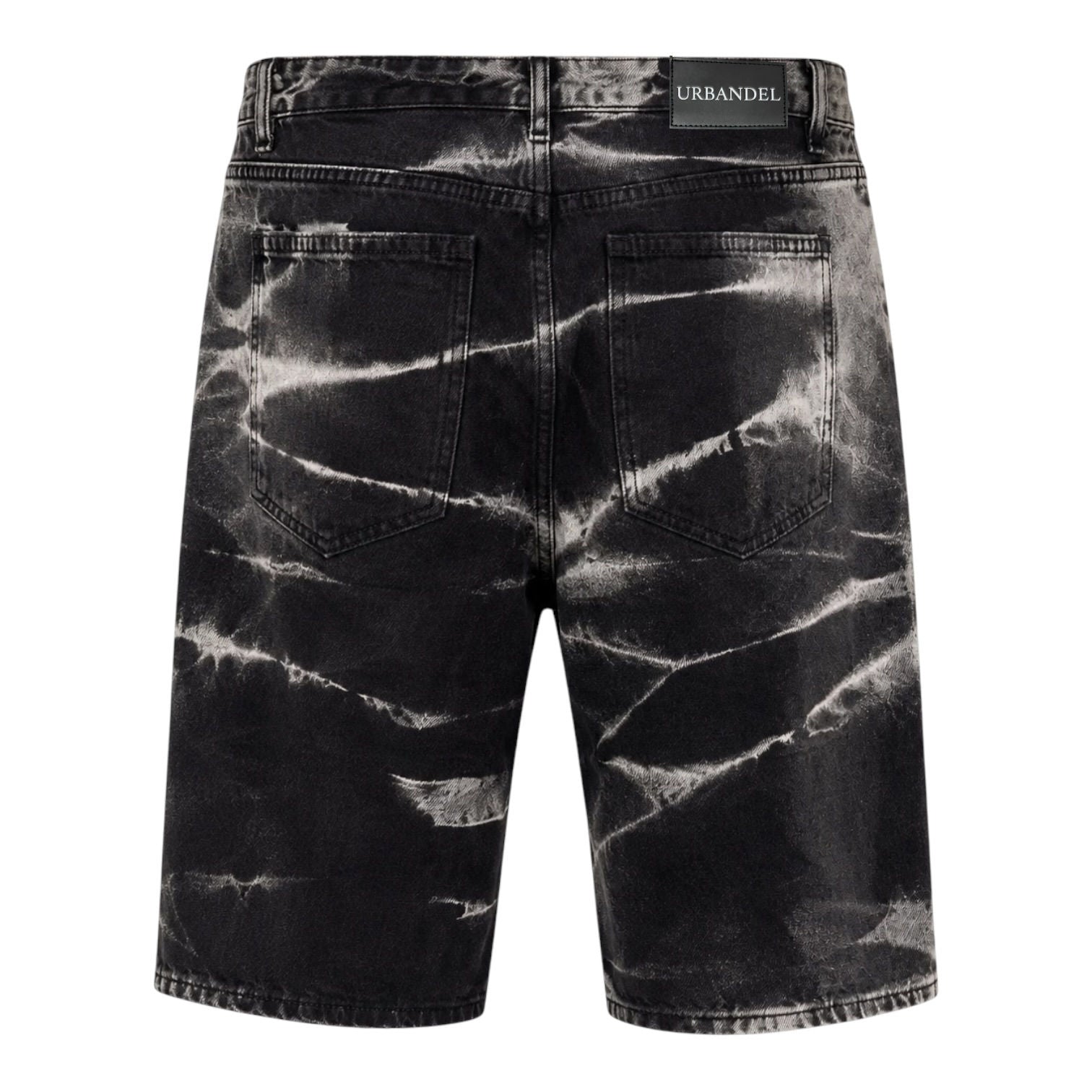 Lightning Wash Denim Shorts