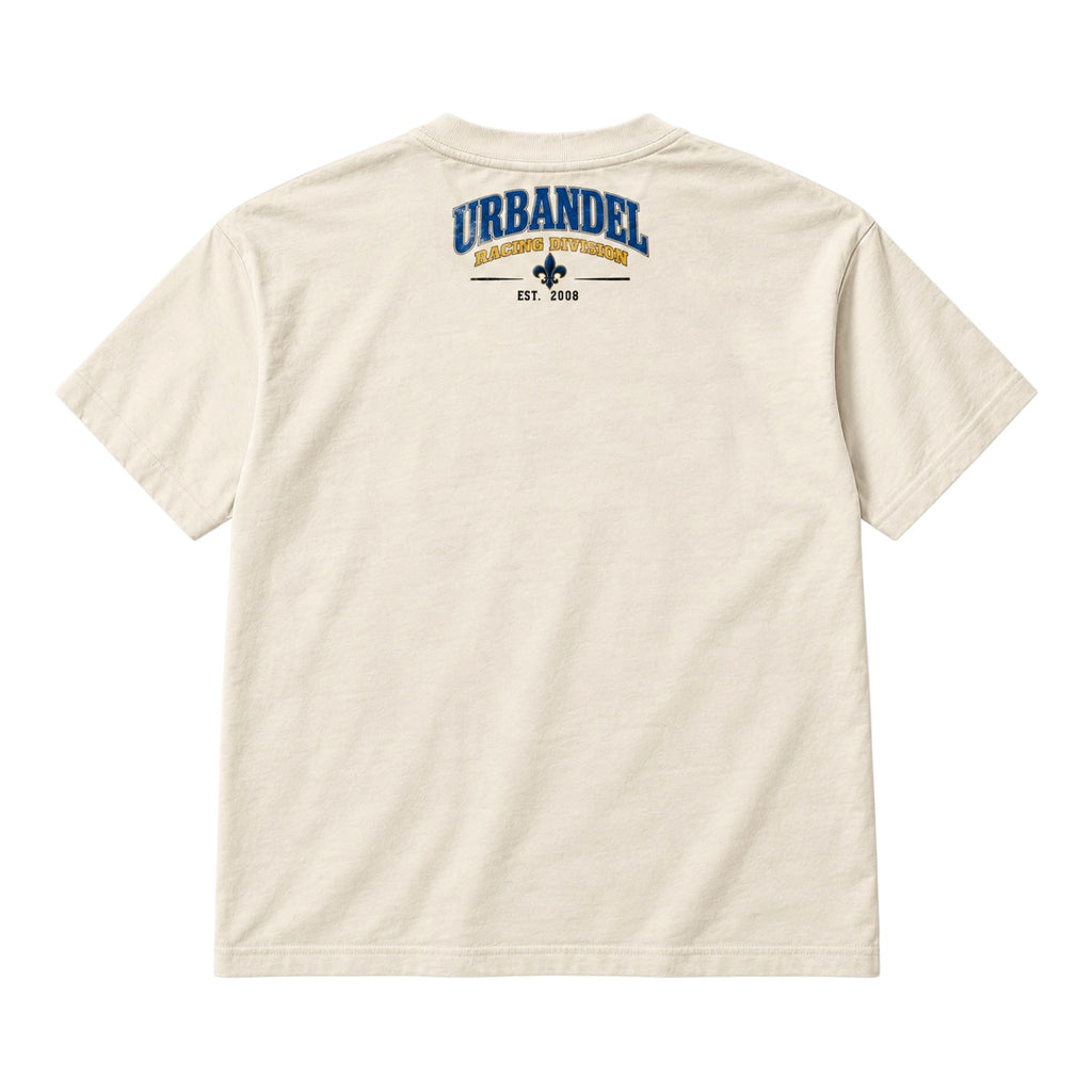 Racing Division 08 World Tour Heavyweight Tee – Vintage Cream