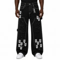 Iron Utility U” Distressed Denim (Black)
