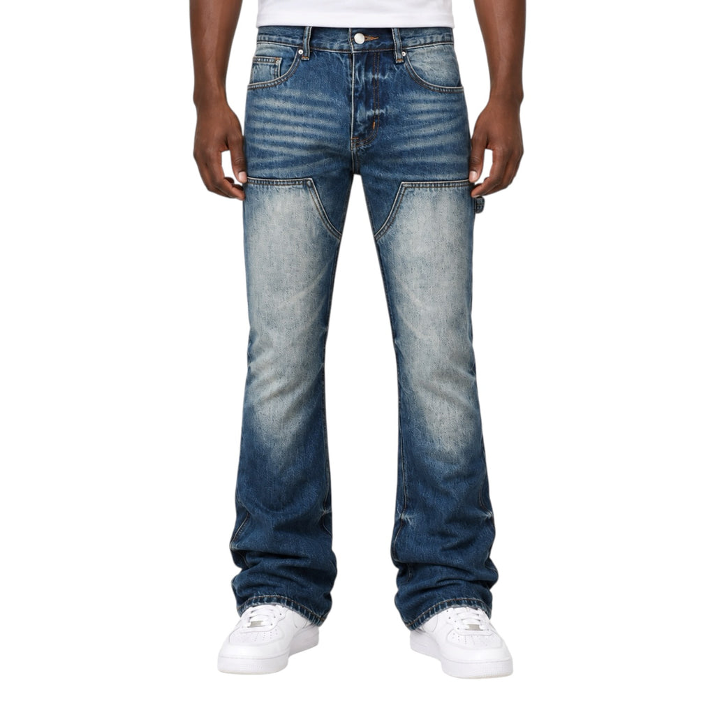 Vintage Indigo Panel Denim
