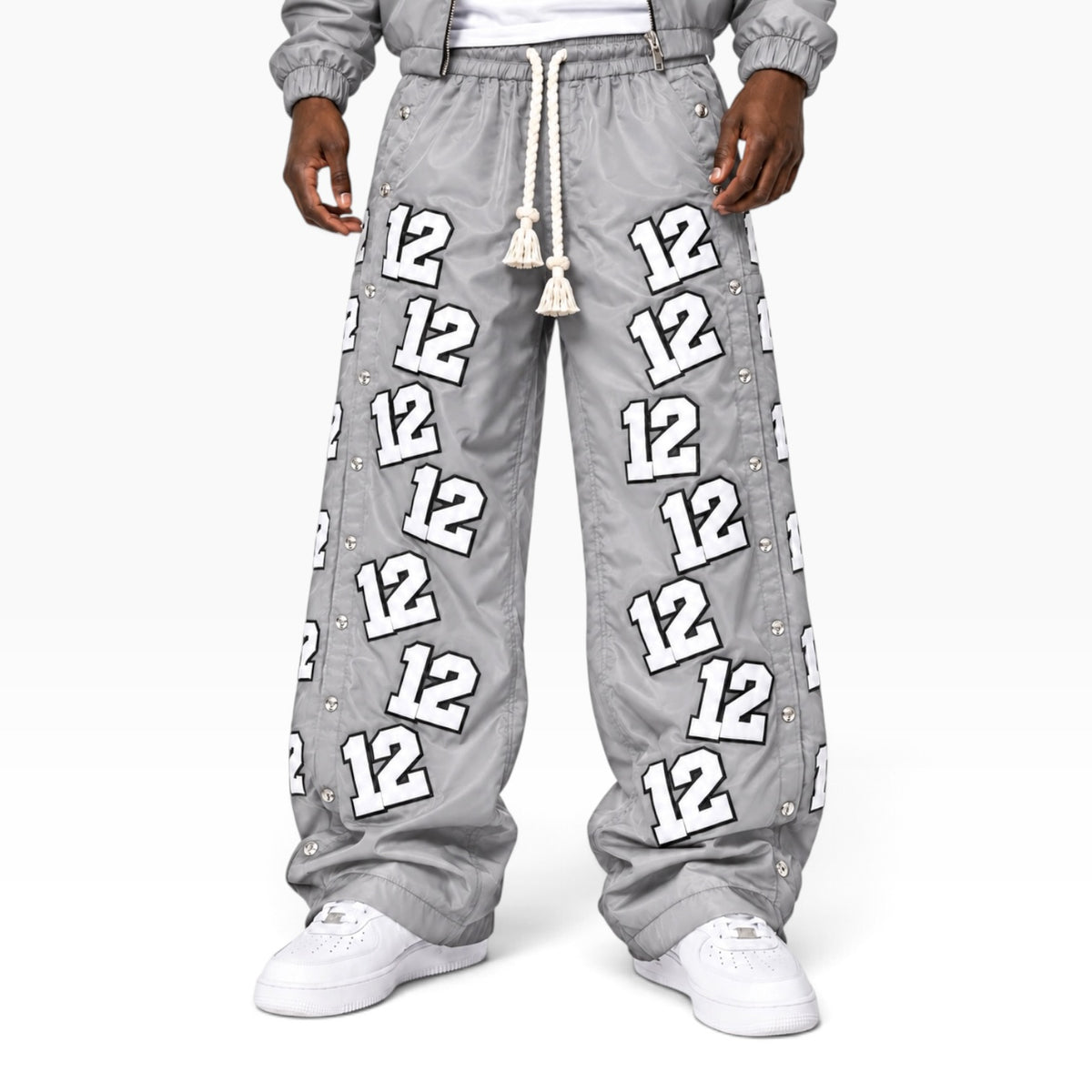 XII Legacy Wide-Leg Track Pants