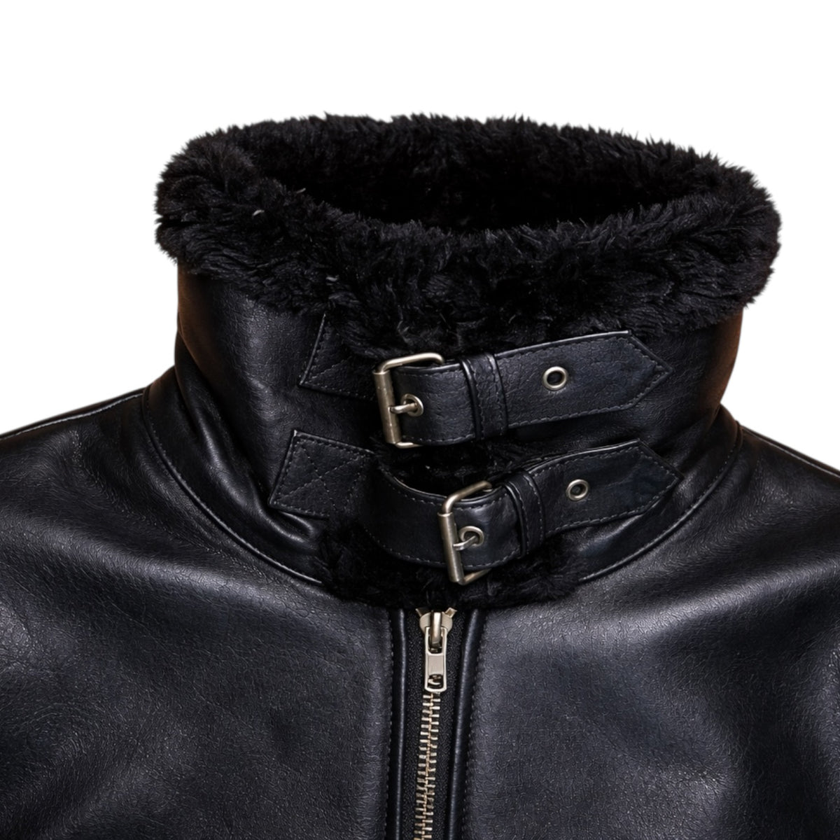 Iron Ascent” Lambskin Fur Jacket