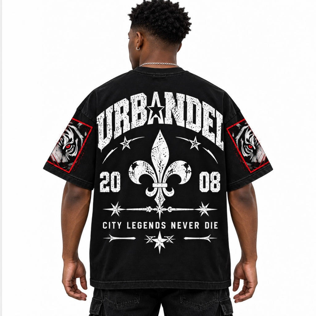 City Legends Fleur XII Heavyweight Tee - Black