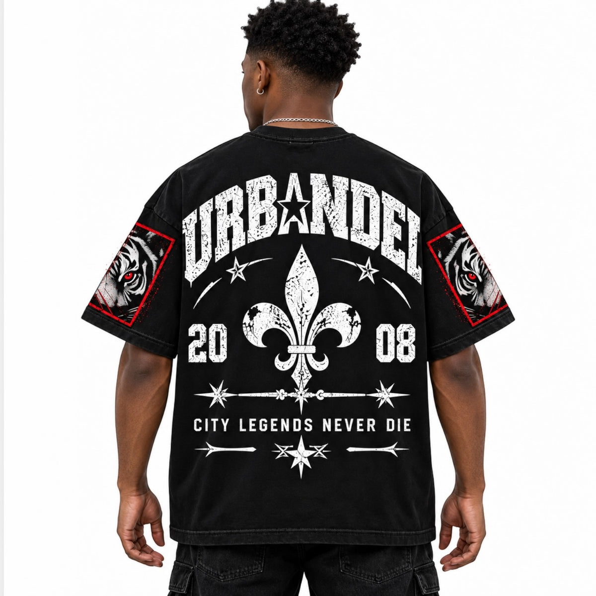 City Legends Fleur XII Heavyweight Tee - Black