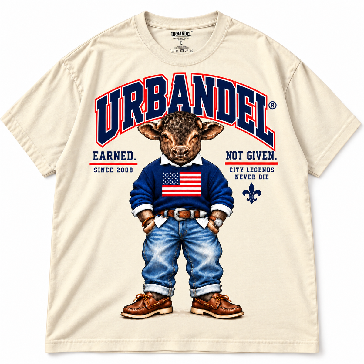 Bull Legacy Varsity Graphic Heavyweight Tee
