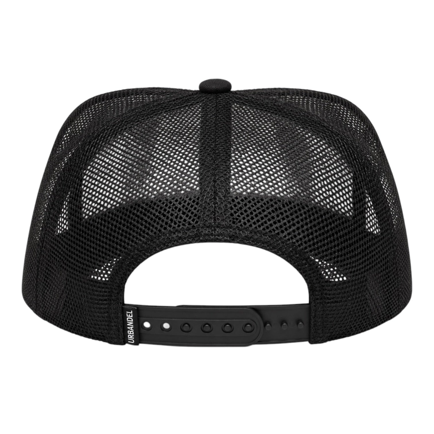 Heritage Script Trucker Hat – Black/White
