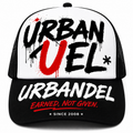 URBANDEL Graffiti Riot Trucker Hat – Black/White/Red