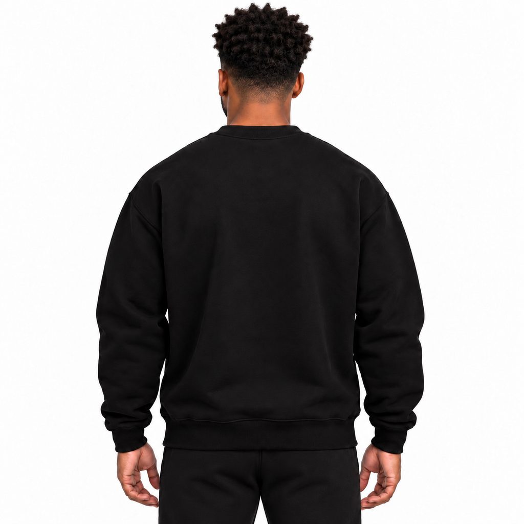 Bull Legacy Graphic Crewneck – Black