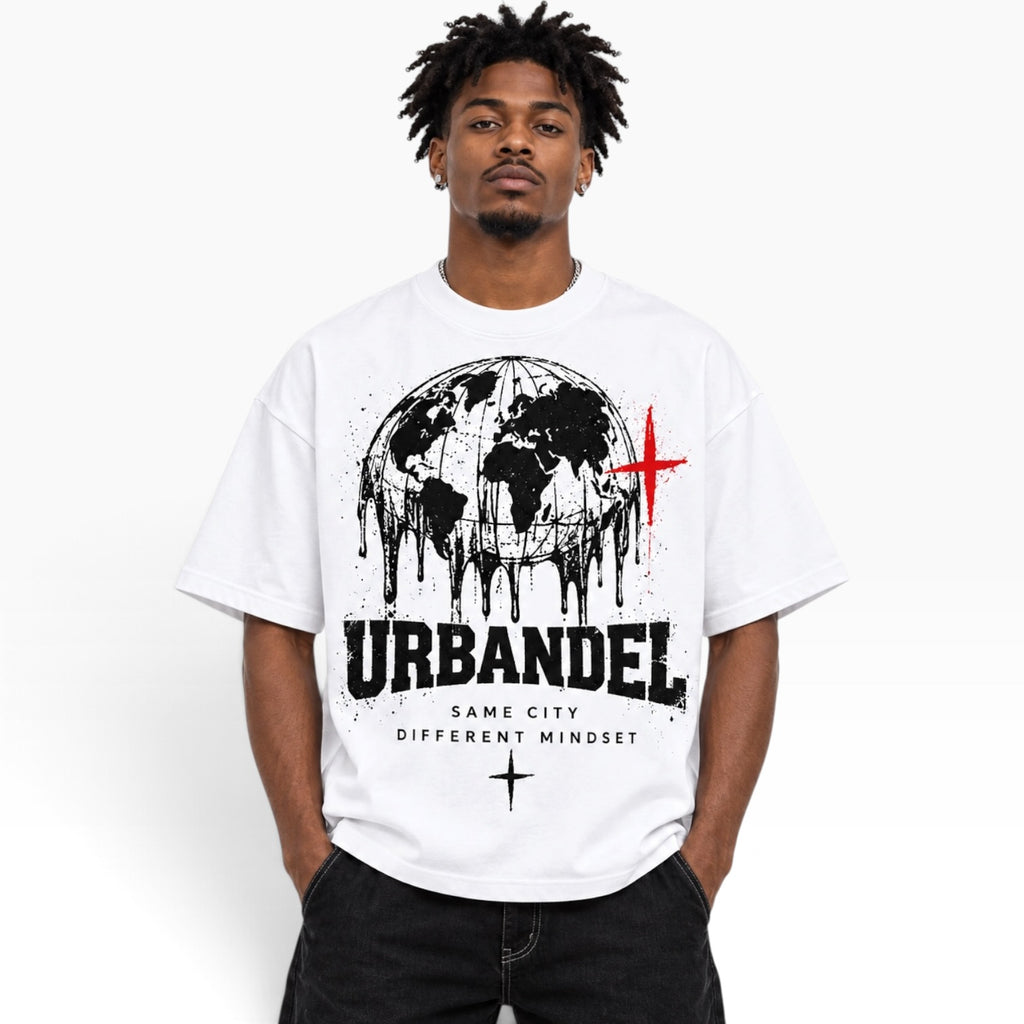 Same City Different Mindset Heavyweight Tee - White