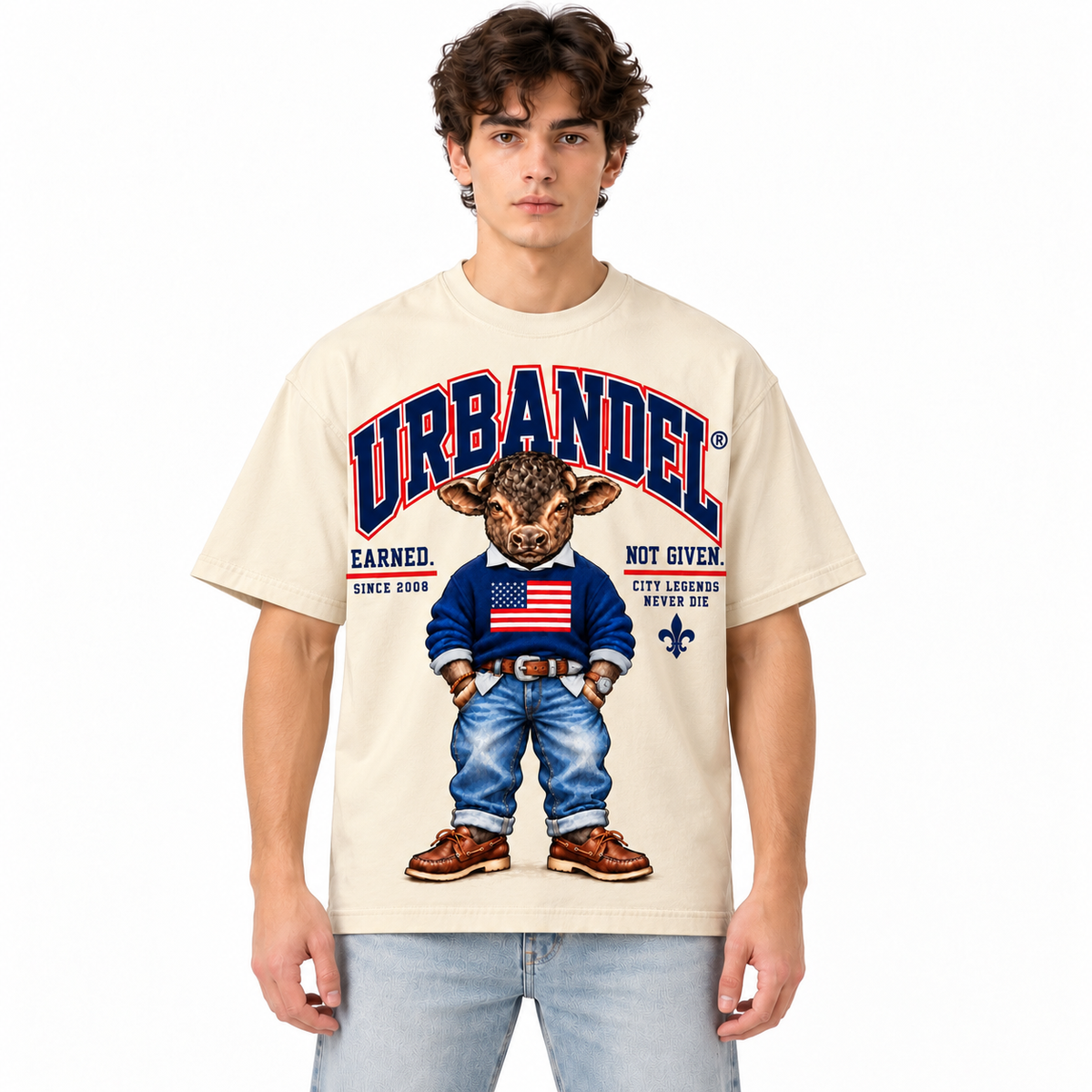Bull Legacy Varsity Graphic Heavyweight Tee
