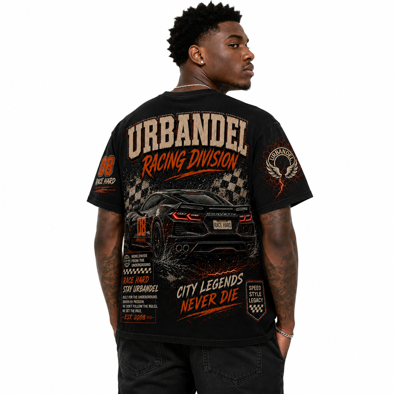 Race Hard” Racing Division Tee