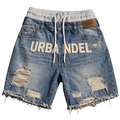 Angel Core Distressed Denim Shorts