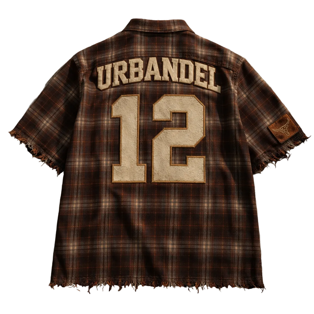 Earned Not Given Plaid Button Up