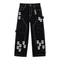 Iron Utility U” Distressed Denim (Black)