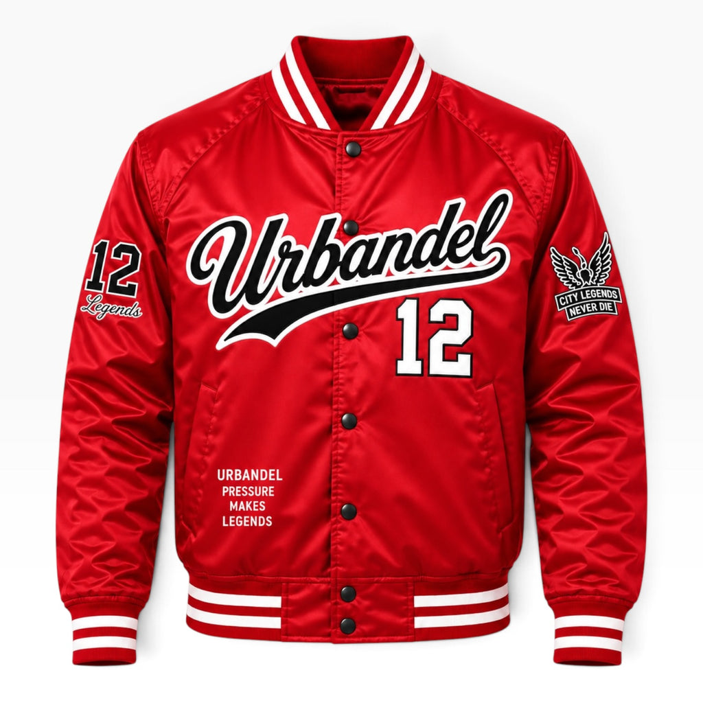 City Legends Satin Varsity Jacket
