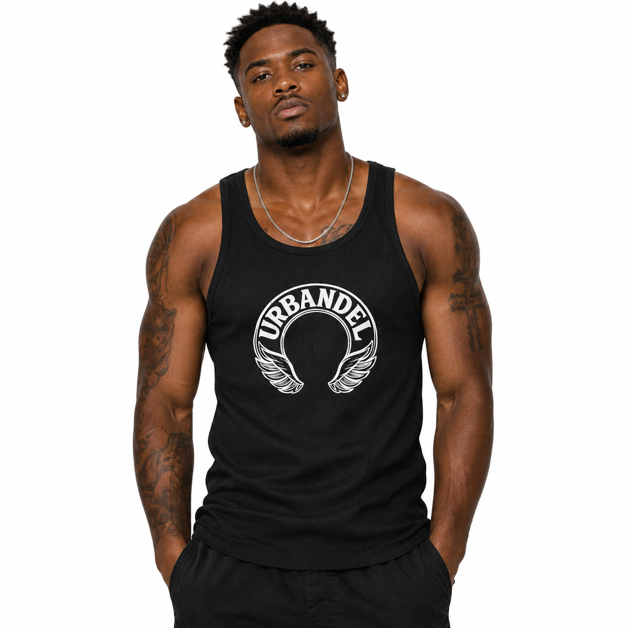 Halo Wing” Ribbed Tank (3-Pack)