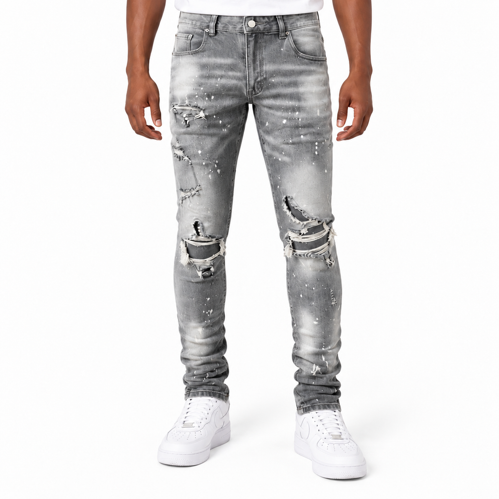 Ghost Ash Distressed Denim